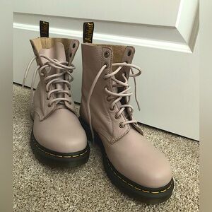 Dr. Martens 1460 Pascal taupe boots size 9
